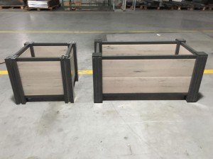 Anpassbarer Blumenkasten, Außendekoration, Hausgarten, DIY, WPC-Holz-Kunststoff-Verbund-Blumenkübel und -Töpfe, WPC-Pflanzgefäß