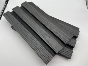熱銷木塑牆板空心 3 方孔 173x27 毫米多色優質木纖維 HDPE 防水外牆裝飾