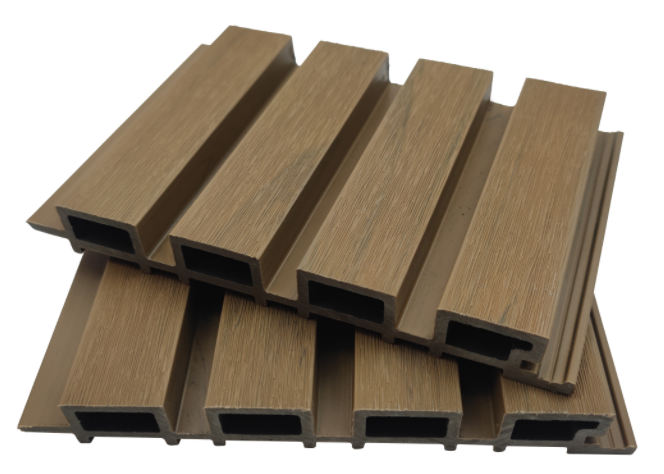 Hot sale Wpc wall cladding hollow  219x26mm multicolor high quality wood fiber HDPE waterproof  for exterior decoration Featured Image