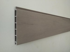 Hot Sale Co-extrusion DIY fencing screen hollow 5 square holes 151x20mm natural appearance weather resistant  for outdoor decoration