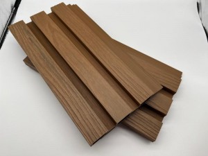 熱銷木塑牆板空心 3 方孔 173x27 毫米多色優質木纖維 HDPE 防水外牆裝飾