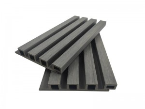 뜨거운 판매 Wpc 벽 클래딩 중공 4 정사각형 구멍 170x26mm 외부 장식용 여러 가지 빛깔의 고품질 목재 섬유 HDPE 방수
