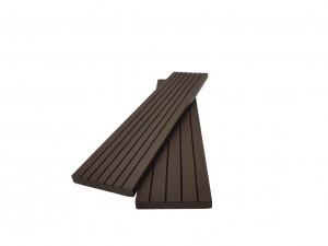 WPC-Fliesen solide 69,5 x 10 mm DIY neues Design Balkon verwenden Großhandelspreis feuerfesten wasserdichten WPC-Boden